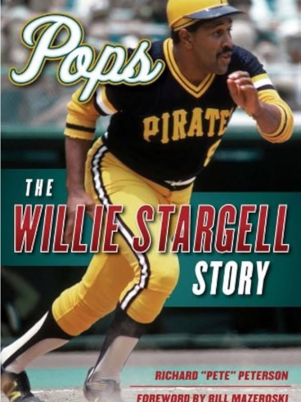 Willie Stargell "Pops" Poster - Black & Gold Baseball Graphic